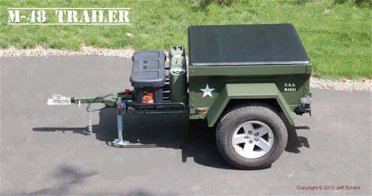 M416 Camping Trailer How to Build with Dinoot Trailer Tub Kit