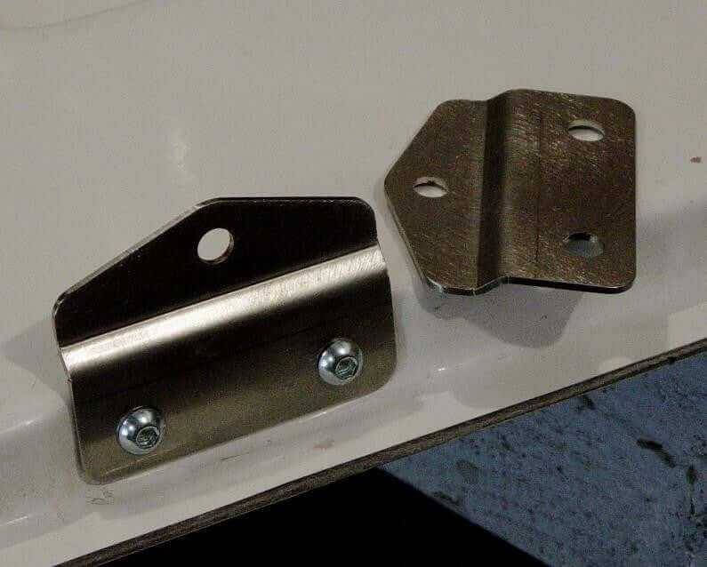 CJ7 Tailgate Cable Brackets by Dinoot Trailers - Compact Camping Concepts