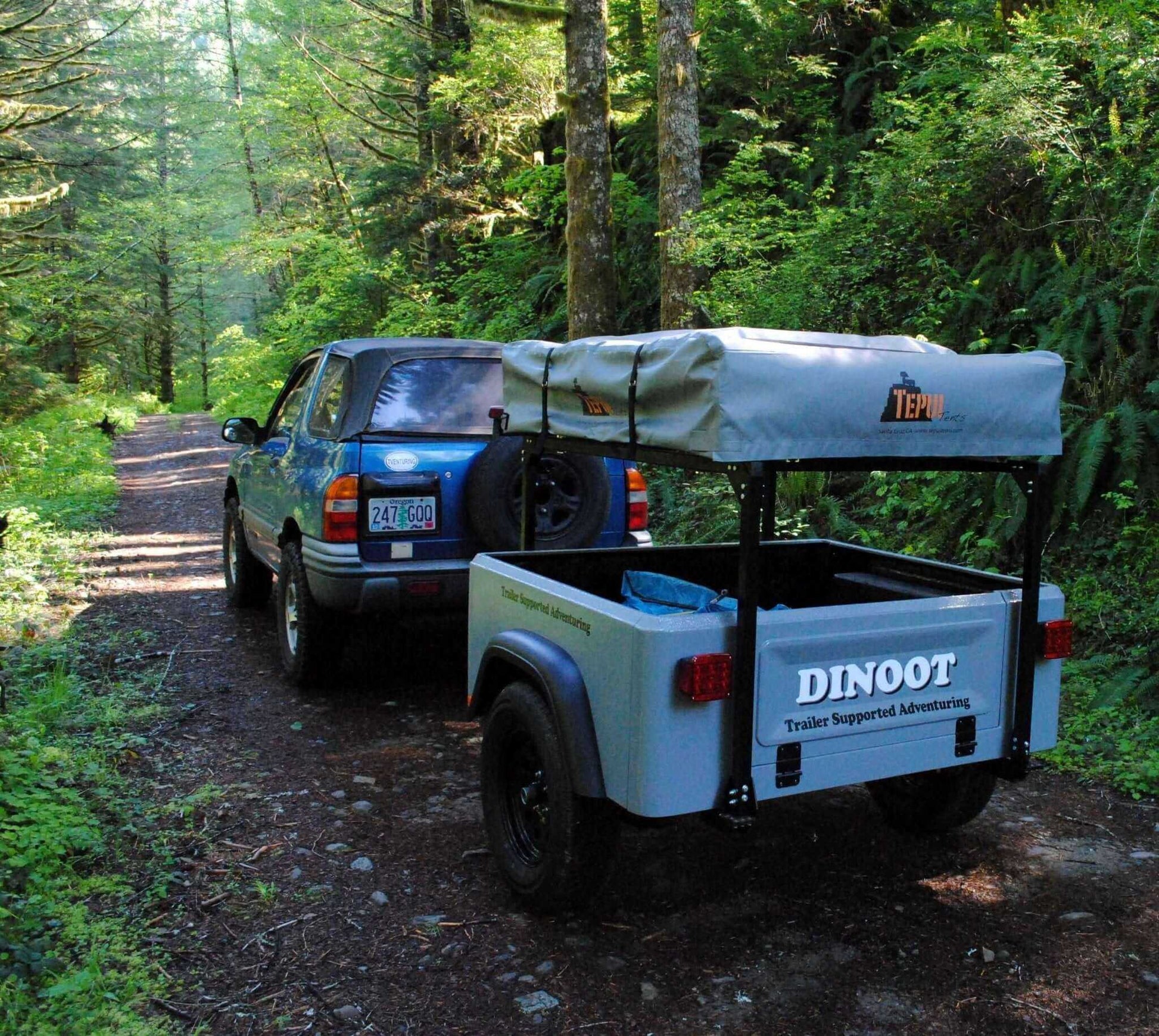 Jeep Trailer Tub Kit -  J Series by Dinoot - Compact Camping Concepts