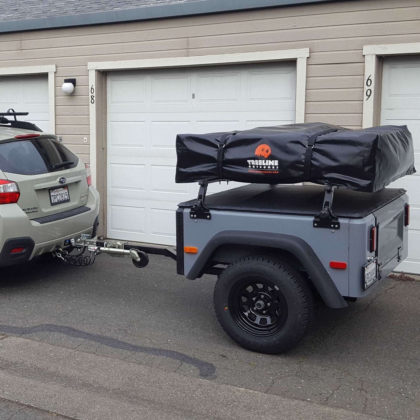 Jeep Trailer Tub Kit -  J Series by Dinoot - Compact Camping Concepts