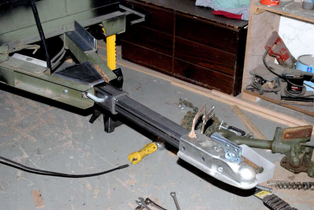 M416 Trailer Receiver Tube Tongue Retrofit Kit - Compact Camping Concepts