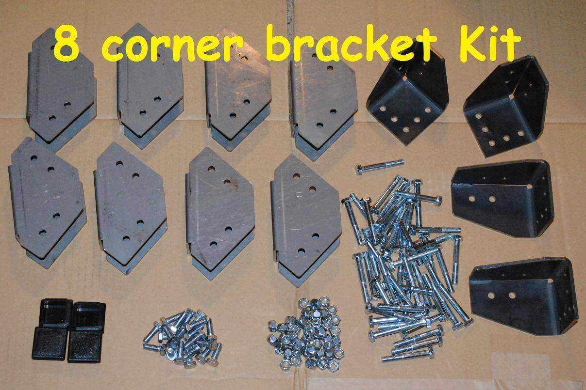 Trailer Rack Corner Brackets by Dinoot - Compact Camping Concepts