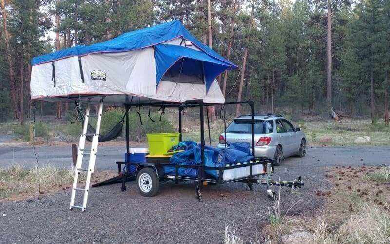 Trailer Rack Corner Brackets by Dinoot - Compact Camping Concepts