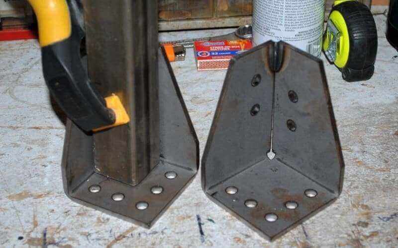 Trailer Rack Corner Brackets by Dinoot - Compact Camping Concepts