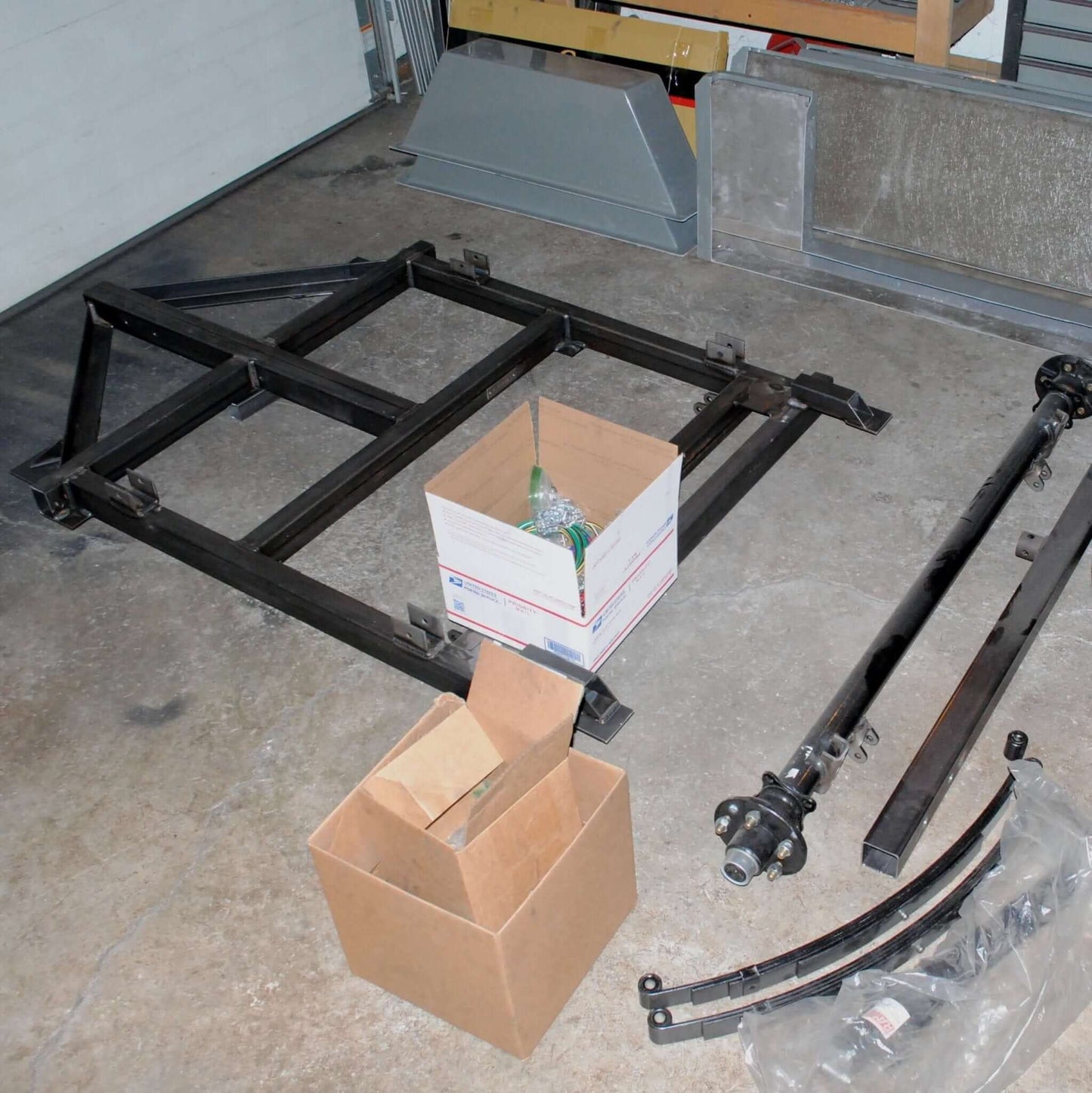 Trailer Frame Welded Kit by Dinoot Trailers - Compact Camping Concepts