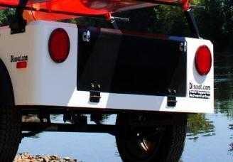 Trailer Lighting Large LED Oval Taillight by Dinoot - Compact Camping Concepts
