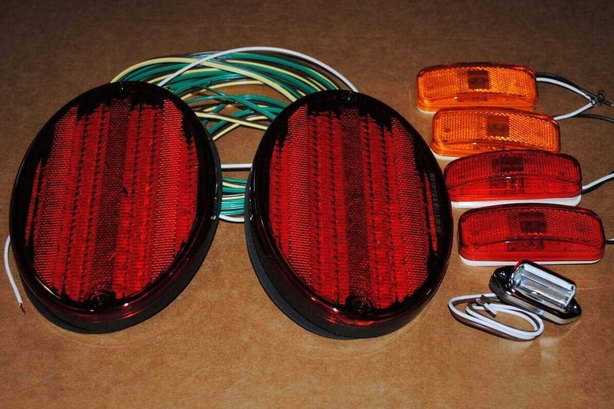 Trailer Lights Larger LED Ovals Package by Compact Camping - Compact Camping Concepts