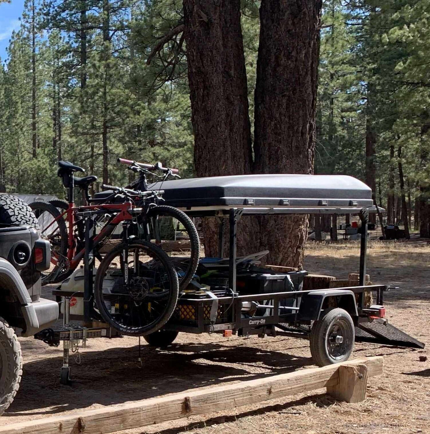 DINOOT Roof Top Tent Trailer Rack Kit