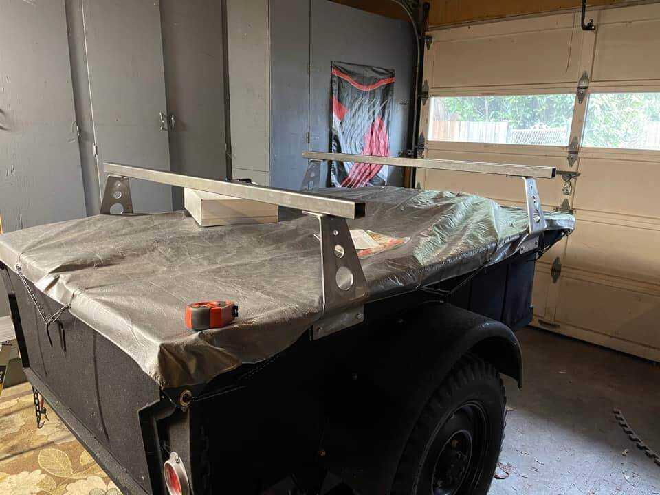Trailer Rack Towers - Dinoot No Weld Trailer Racks - Compact Camping Concepts