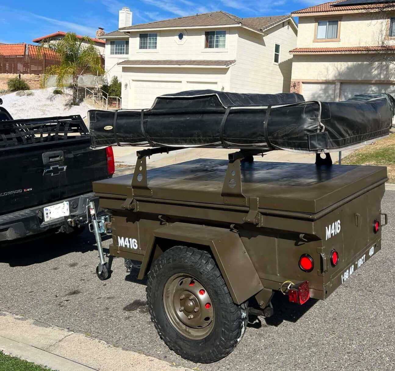 Trailer Rack Towers - Dinoot No Weld Trailer Racks - Compact Camping Concepts