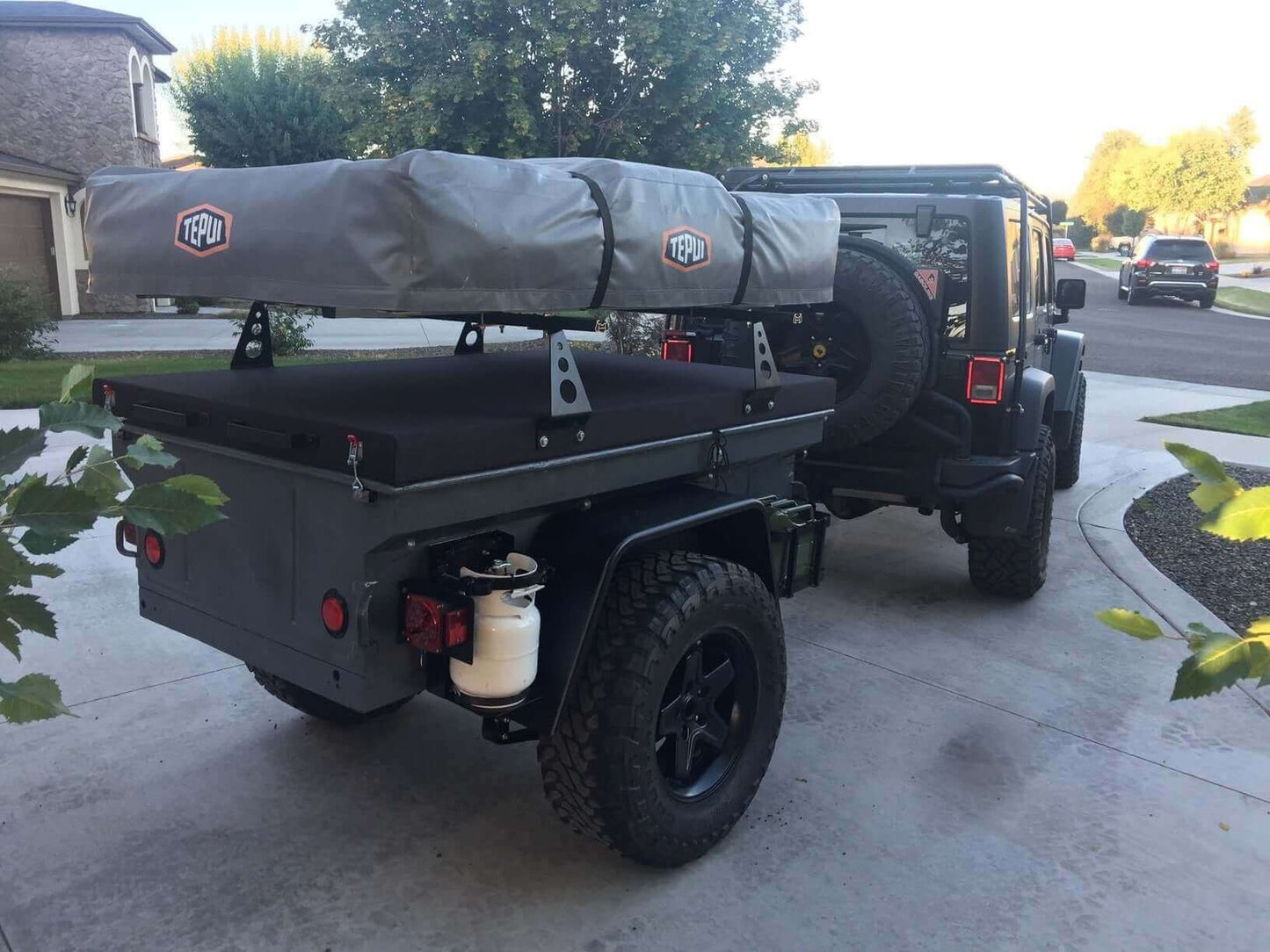 Trailer Rack Towers - Dinoot No Weld Trailer Racks - Compact Camping Concepts