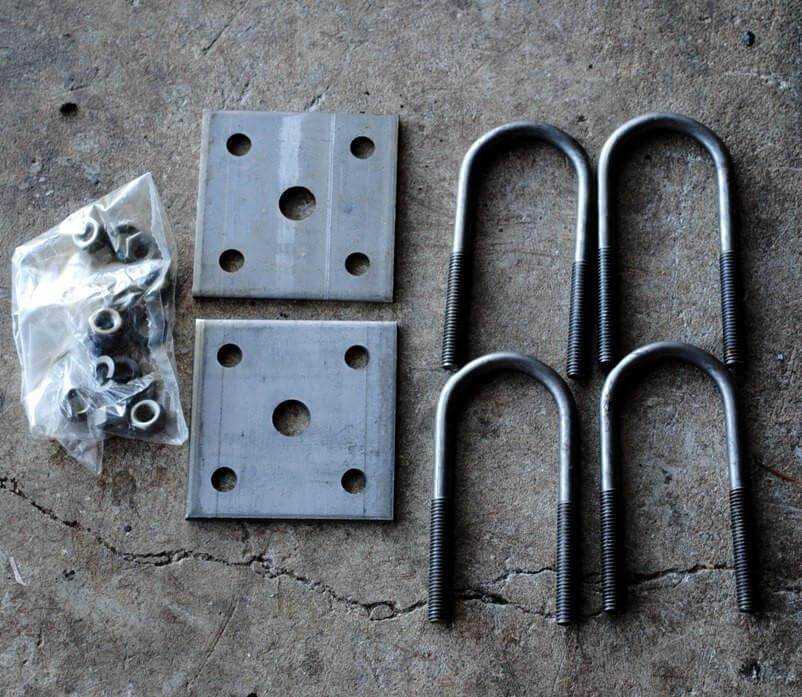 Trailer U-Bolt Kit - 2K from Compact Camping - Compact Camping Concepts