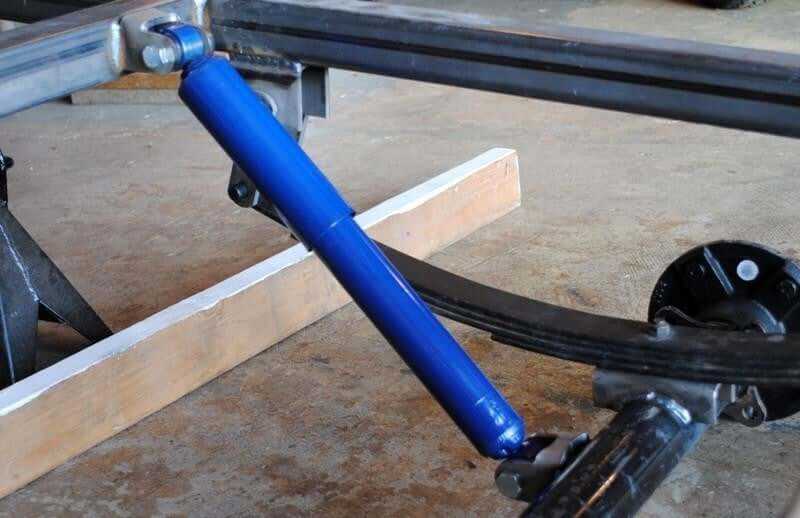 Trailer Weld On Shock Kit - Compact Camping Concepts