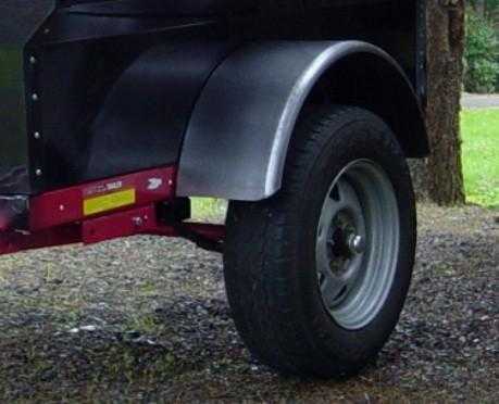 Round Steel Trailer Fenders Compact Camping